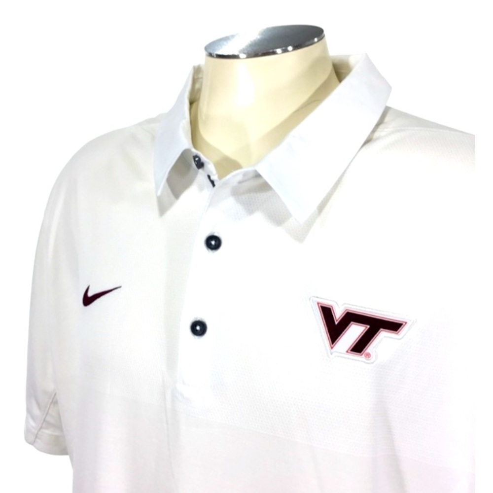 Virginia Tech Hokies  🦃 Nike Polo Shirt - Dri Fit  sz XXL NWT